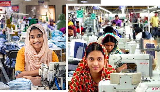Working women in Bangladesh